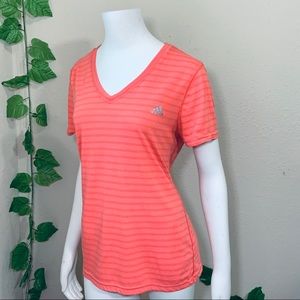 Adidas Ultimate Tee Coral Orange Top